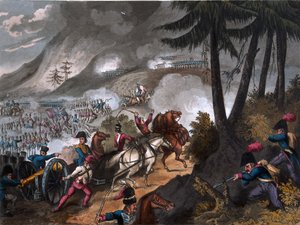 Schlacht in den Pyrenäen 1813, graviert von J.C. Stadler, veröffentlicht von Thomas Tegg, 1818 von William Heath