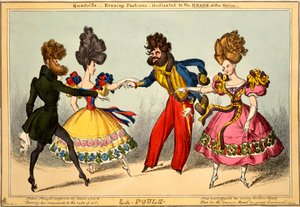 La Poule. Quadrille - Abendmode, gewidmet den KÖPFEN der Nation, 1827