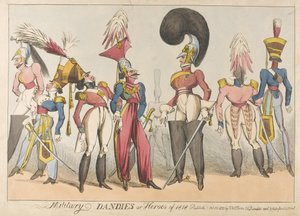 Militärische Dandies oder Helden von 1818, 1818