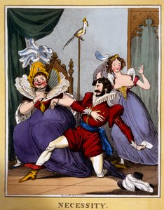 Notwendigkeit, ca. 1818 von William Heath
