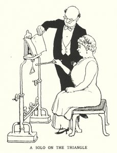 Ein Solo auf dem Triangel (Lithografie)