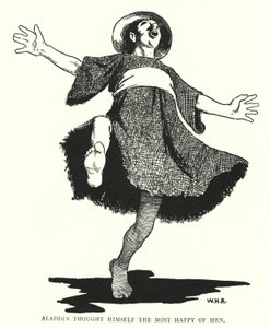 Aladdin hielt sich für den glücklichsten Mann von William Heath Robinson