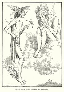 Komm, komm, sagte Jupiter zu Merkur von William Heath Robinson