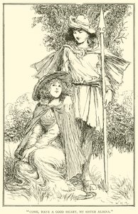 Komm, hab ein gutes Herz, meine Schwester Aliena von William Heath Robinson