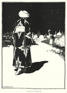 Ich erhob mich und folgte ihr (Gravur) von William Heath Robinson