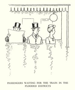 Illustration für Railway Ribaldry von W Heath Robinson