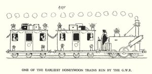 Illustration für Railway Ribaldry von W Heath Robinson von William Heath Robinson