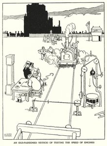 Illustration für Railway Ribaldry von W Heath Robinson