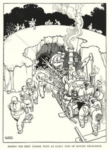Illustration für Railway Ribaldry von W Heath Robinson