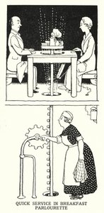 Schneller Service im Frühstücksraum