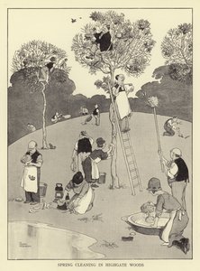 Frühjahrsputz im Highgate-Wald