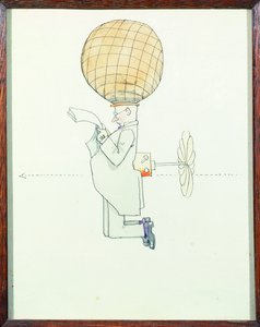 Das persönliche Luftreisesystem für Herren von William Heath Robinson