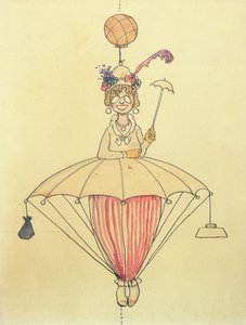 Das persönliche Luftreisesystem für Damen von William Heath Robinson