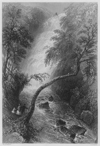 Torc Cascade von William Henry (after) Bartlett