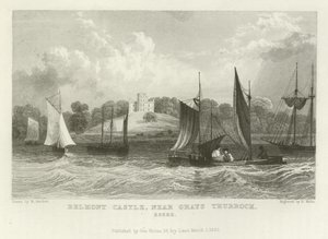 Belmont Castle, in der Nähe von Grays Thurrock, Essex