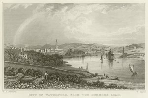 Stadt Waterford von William Henry Bartlett