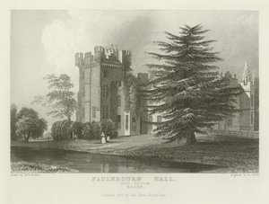 Faulkbourn Hall, in der Nähe von Whitham, Essex von William Henry Bartlett