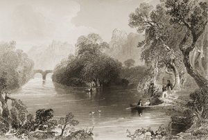 Killarney, Old Weir Bridge, County Killarney, Irland, aus 