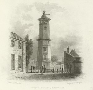 Leuchtturm, Harwich von William Henry Bartlett