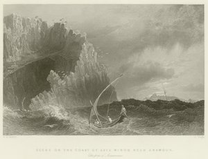 Szene an der Küste Kleinasiens von William Henry Bartlett