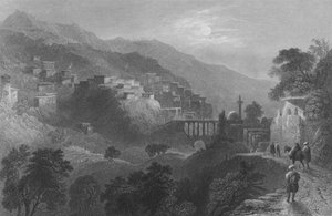 Der Pass von Beilan, Berg Amanus, auf dem Weg von Antiochia