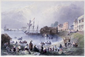 Erster Markt von Toronto - in „Canadian scenery illustrated“ von Bartlett W. H.