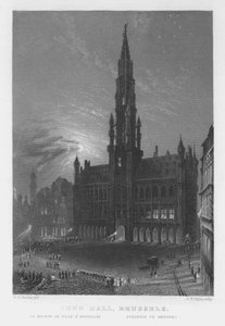 Rathaus von Brüssel (Stich)