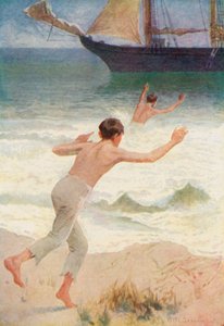 Ich sprang über Bord im selben Moment, als Jack ins Meer sprang von William Henry Charles Groome