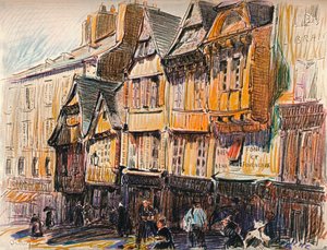 Quimper, ca. 1908 von William Henry Charlton