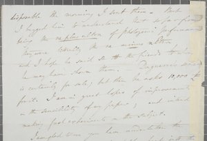 Signierter Brief von William Henry Fox Talbot an James David Forbes, 1839 von William Henry Fox Talbot