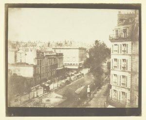 Ansicht der Boulevards in Paris von William Henry Fox Talbot
