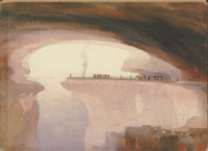 Zeremonie eines Klippenbewohners, Colorado, 1924 von William Henry Holmes