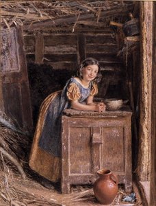 Eine rustikale Schönheit von William Henry Hunt