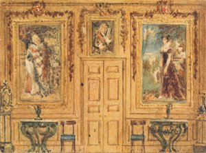 Innenraum eines Zimmers von William Henry Hunt