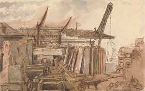 Der Bau der Waterloo-Brücke