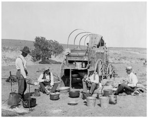 Campwagen bei der Texas-Rundfahrt
