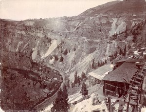 Gilman und Eagle River Canyon, ca. 1880-90 von William Henry Jackson