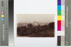 Lagos, Gesamtansicht mit Kathedrale, 1883-1884 von William Henry Jackson
