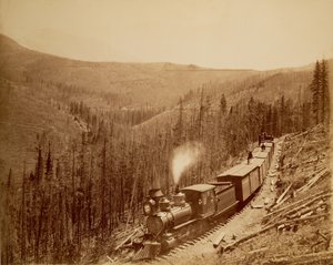 Marshall Pass, Westseite von William Henry Jackson