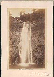 Mittlerer Wasserfall. Cheyenne-Fälle von William Henry Jackson
