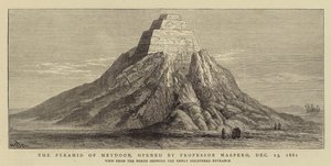 Die Pyramide von Meydoon, geöffnet von Professor Maspero, 13. Dezember 1881 von William Henry James Boot