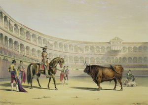 Picador fordert den Stier heraus, 1865