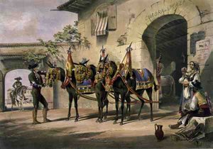 Die Maultiere der Plaza de Toros von William Henry Lake Price