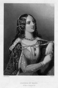 Isabella von Valois, zweite Frau von Richard II., ca. 1860 von William Henry Mote