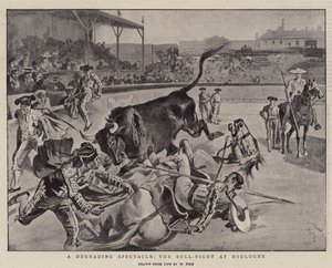 Ein erniedrigendes Schauspiel, der Stierkampf in Boulogne von William Henry Pike
