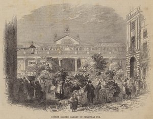 Covent Garden Markt am Heiligabend