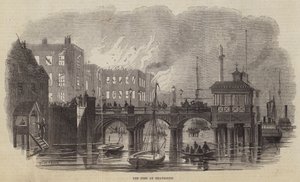 Das Feuer in Gravesend von William Henry Pike