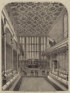 Die Kapelle Royal, St. James, zeigt die Änderungen und Arrangements für die königliche Hochzeit von William Henry Prior