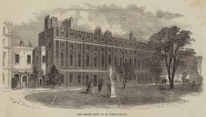 Die Gartenfront des St. James Palastes von William Henry Prior