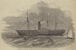 Das indische Reich, Postdampfer auf der neuen Atlantikroute